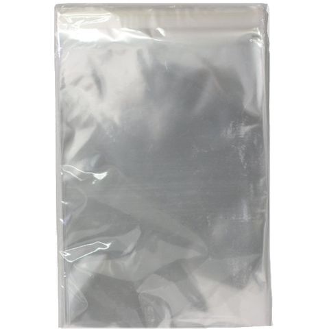 CELLO SEALABLE BAG LARGE 180(W)x250(H)mm 100 PER PACK