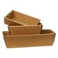 HAMPER BROWN CORRUGATED MINI 21(L) x 15(W) x 5.5(H) cm (ALBERTO)