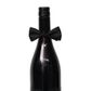 WINE BOTTLE BOW TIE PACK OF 12 BLACK