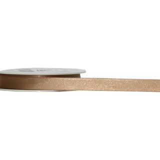 SATIN DOUBLE FACE 15mm x 25Mtr CARAMEL (CINNAMON)