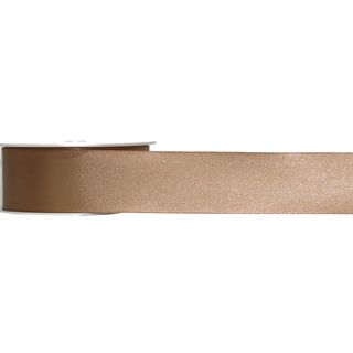 SATIN DOUBLE FACE 40mm x 25Mtr CINNAMON