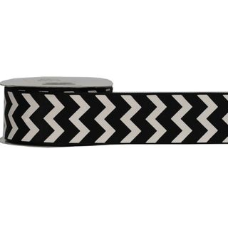 ZIGZAG B/W (JINGO) 38mm x 9Mtr (WIRED)