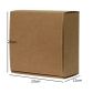 BROWN CORRUGATED BOX NATURAL 25(L) x 25(W) x12(H) cm MEDIUM