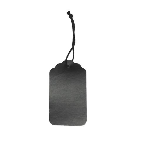 GIFT TAG BLACK RECTANGULAR 12 PER PACK-BUY1 GET1 FREE