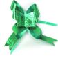 PULL BOW METALLIC EMBOSSED 22mm EMERALD GREEN (PACK OF 100)