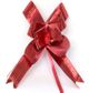 PULL BOW METALLIC EMBOSSED 22mm RED (PACK OF 100)