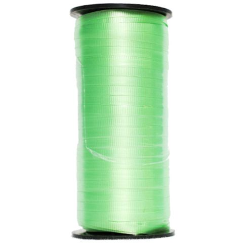 CURLING RIBBON RIBBED 5mm x 460Mtr CITRUS GREEN