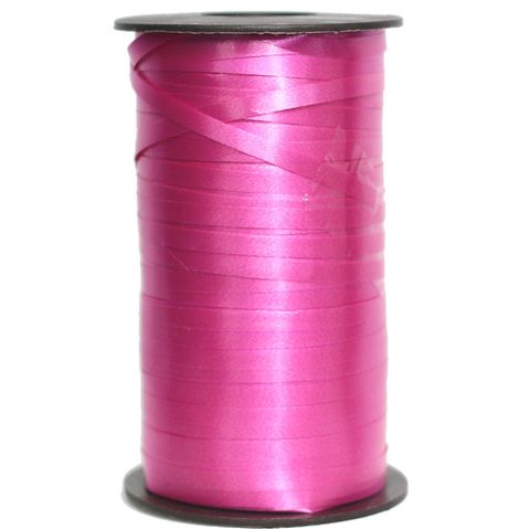 CURLING RIBBON PLAIN 5mm x 460Mtr HOT PINK