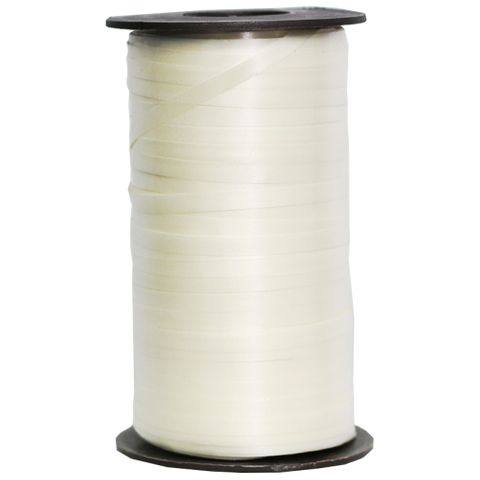 CURLING RIBBON PLAIN 5mm x 460Mtr IVORY