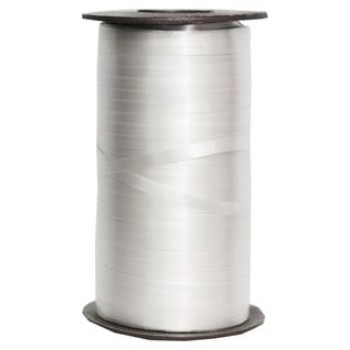 CURLING RIBBON PLAIN 5mm x 460Mtr SILVER