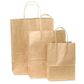 KRAFT BAG BROWN PLAIN SMALL 21H x15W x 8G CM  PACK OF 10