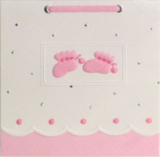 GIFT CARD PINK BOOTIES 78mm X 78mm