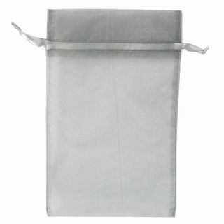 POUCH LARGE 22(H) x 17(W)cm SILVER (PACK OF 10)