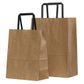 KRAFT BAG BROWN DIAGONAL SMALL 27H x 21W x 11G cm PACK OF 10