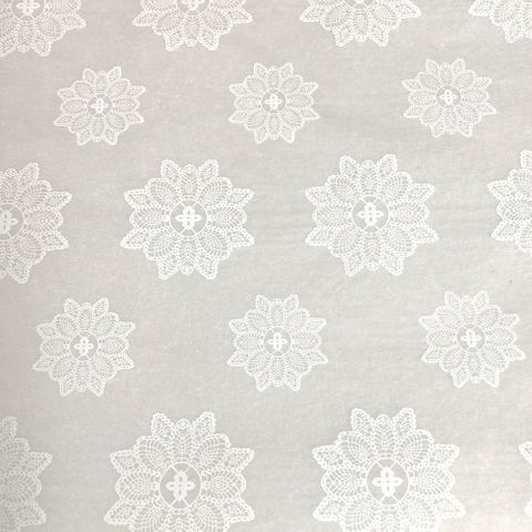 TISSUE PRINTED QUIRE (20 SHEETS) TRANSLUCENT LACE SIZE 76cm X 50cm