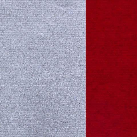 MINI ROLL RIB KRAFT DOUBLE SIDE RED/SILVER  200mm x 50M (NO RETURN