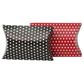 PILLOW SWEET TREATS 100Lx70Wx25Hmm RED/WHITE DOT (PACK OF 10)