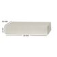 IVORY BROMLEY BOX / FOLDOVER LID LARGE 29(L) x 20(W) x 6(H) cm