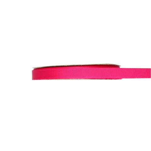 GROSGRAIN 10mm x 23Mtr HOT PINK