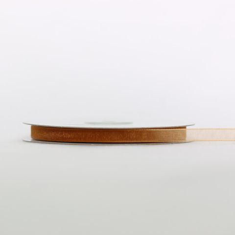 ORGANZA WOVEN EDGE (PETITE SHEER) 07mm x 50Mtr GOLD