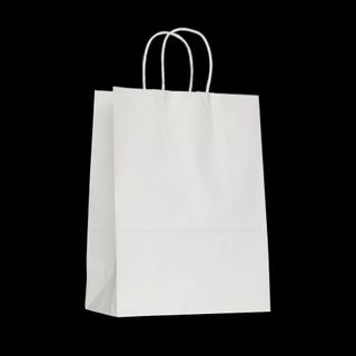 White plain paper bags sale