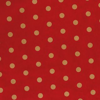 RIB KRAFT 350mm x 50Mtr DOT RED