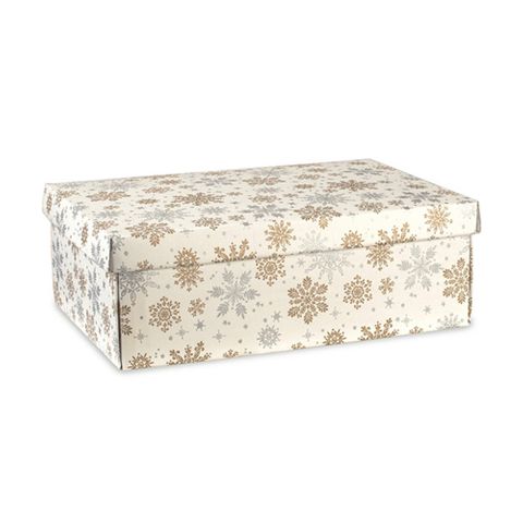 SNOWFLAKES BOX SMALL 300(L) X 230(W) X 110(H) MM