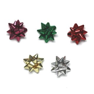 STARBOWS LARGE ASSORTED METALLIC (100 PER BOX)