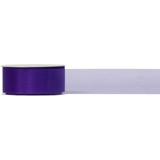 ORGANZA NON WOVEN (SOFIA) 38mm x 50Mtr SPL. PURPLE (NO RETURNS)