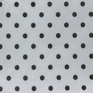 TISSUE PRINTED REAM WHITE W/BLACK DOT - SIZE 50cm X 66cm -100 SHTS