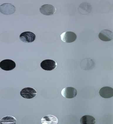 TISSUE PRINTED QUIRE (20 SHEETS) HOT SPOT SILVER SIZE 76cm X 50cm