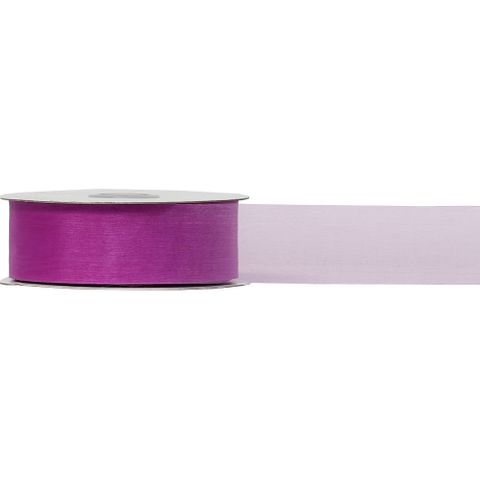 ORGANZA NON WOVEN (SOFIA) 38mm x 50Mtr ULTRA VIOLET (NO RETURNS)