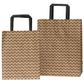 KRAFT BAG BROWN WAVE LARGE 33 H x 25 W x 12 G cm-300 UNITS/CARTON