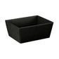 HAMPER BLACK CORRUGATED SMALL 210(L)x 210(W)x90(H)mm