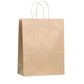 KRAFT BAG BROWN PLAIN LARGE 33H x25W x 12G CM  PACK OF 10