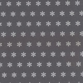 SNOWFLAKES CHARCOAL 500mm x 50M