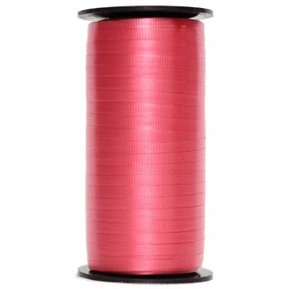 CURLING RIBBON RIBBED 5mm x 460Mtr RED