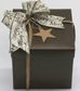 GIFT TAG BROWN STAR 12 PER PACK