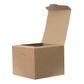 BROWN BOX WITH FOLDOVER LID MEDIUM 30(L) x30(W) x24(H) cm