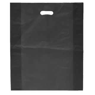 DIECUT BAG LRG 52(H) x 41.5(W) cm BLACK (50 PER PACK)