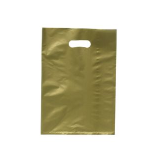 DIECUT BAG SML 36(H) x 25.5(W) cm GOLD (100 PER PACK)