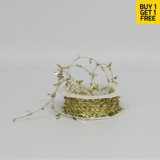 BUTTERFLY TINSEL 1mm x 25M GOLD-BUY 1 GET 1 FREE