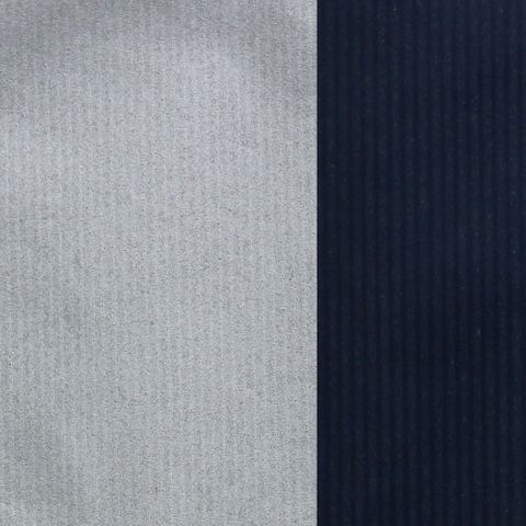 RIB KRAFT DOUBLE SIDED 350mm x 50Mtr NAVY/SILVER