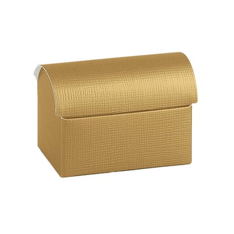 CHEST LARGE 10(L) x 7(W) x 7.5(H) cm GOLD -PACK OF 10