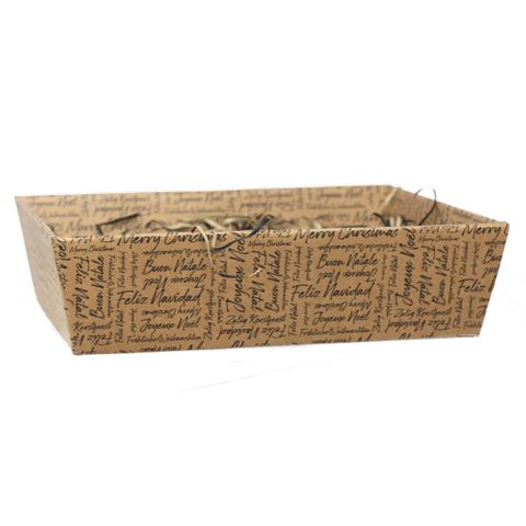 HAMPER SCRIPT MEDIUM 29(L) x 21(W) x 9(H) cm