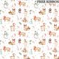 NORDIC XMAS 500mm x 50Mtr - FREE ORGANZA XMAS 150mmx20M HOLLY R/G