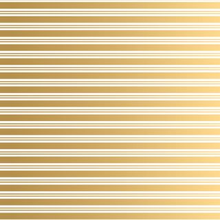 WHITE & GOLD STRIPE 500mm x 50Mtr