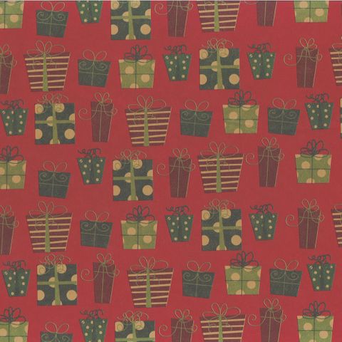 MINI ROLL FESTIVE PRESENTS RECYCLED 200mm x 50Mtr