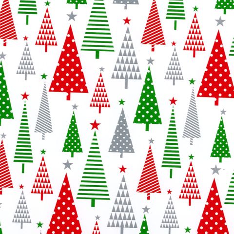 MINI ROLL SHADES OF XMAS- RED & GREEN 200mm x 50Mtr