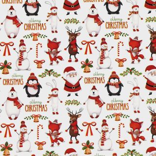 MINI ROLL JOLLY XMAS 200mm x 50Mtr